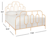Safavieh Paloma Metal Retro Bed BED6201D-Q