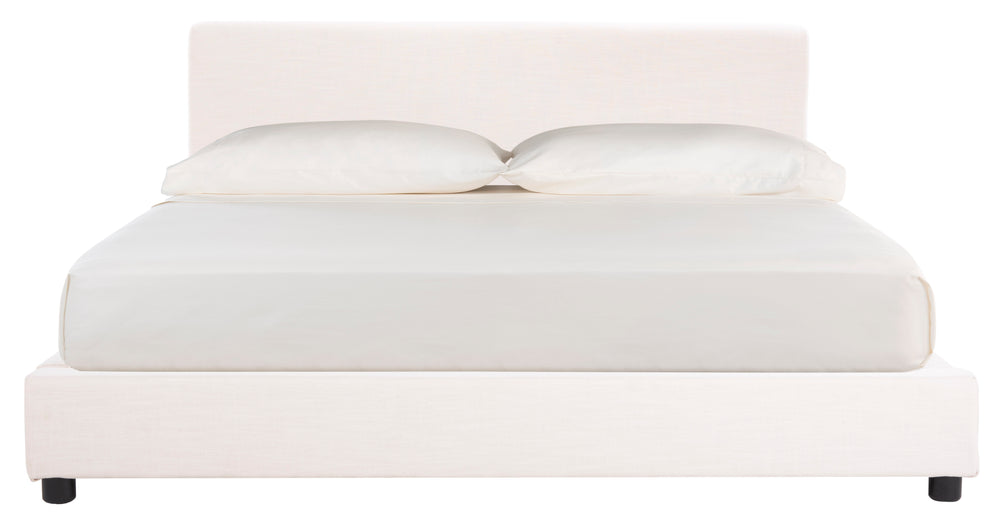 Carter Upholstered Bed - Modern Elegance with Tufted Design, Sleek Frame and Tall Headboard