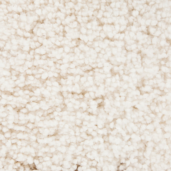 Chandra Rugs Bella 100% Polyester Hand-Woven Contemporary Shag Rug White 7'9 x 10'6