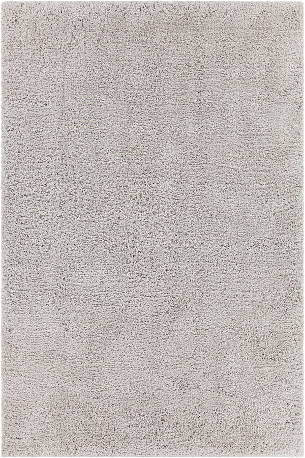 Chandra Rugs Bella 100% Polyester Hand-Woven Contemporary Shag Rug Grey 7'9 x 10'6