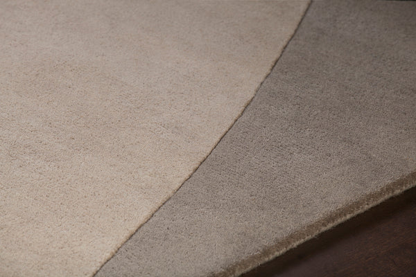 Chandra Rugs Bense Garza 100% Wool Hand-Tufted Contemporary Rug Grey/Blue/Black 7'9 Round