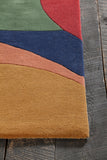 Chandra Rugs Bense Garza 100% Wool Hand-Tufted Contemporary Rug Multi 7'9 x 10'6