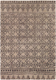 Chandra Rugs Berlow 100% Wool Hand-Tufted Contemporary Wool Rug Tan/Brown 9' x 13'