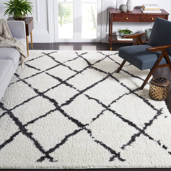 Safavieh Berber Shag 162 Power Loomed 50% Jute/45% Polypropylene/5% Polyester Shag & Flokati Rug BER162A-9
