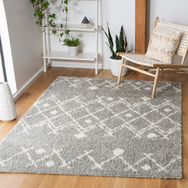 Safavieh Berber Shag 164 Power Loomed 50% Jute/45% Polypropylene/5% Polyester Shag & Flokati Rug BER164B-9