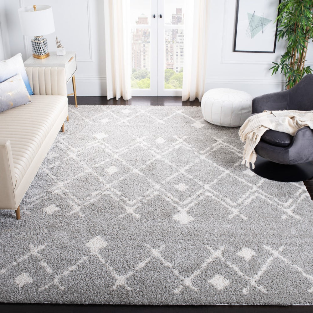 Safavieh Berber Shag 164 Power Loomed 50% Jute/45% Polypropylene/5% Polyester Shag & Flokati Rug BER164B-9