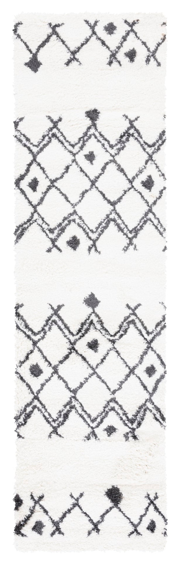 Safavieh Berber Shag 164 Power Loomed 50% Jute/45% Polypropylene/5% Polyester Shag & Flokati Rug BER164D-7SQ