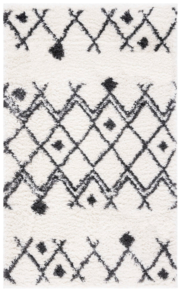 Safavieh Berber Shag 164 Power Loomed 50% Jute/45% Polypropylene/5% Polyester Shag & Flokati Rug BER164D-7SQ