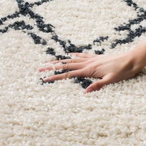 Safavieh Berber Shag 164 Power Loomed 50% Jute/45% Polypropylene/5% Polyester Shag & Flokati Rug BER164D-7SQ