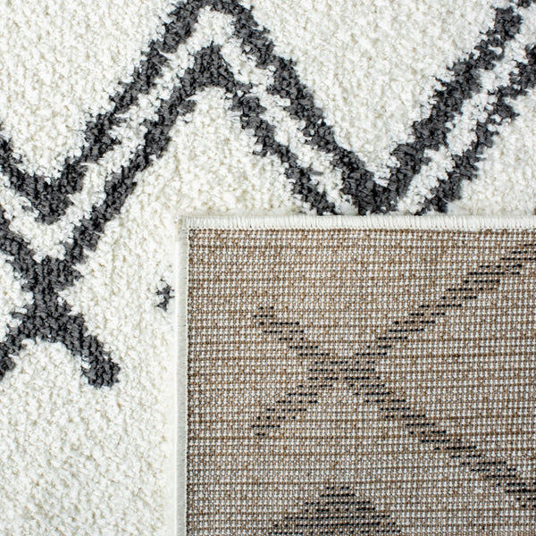 Safavieh Berber Shag 164 Power Loomed 50% Jute/45% Polypropylene/5% Polyester Shag & Flokati Rug BER164D-7SQ