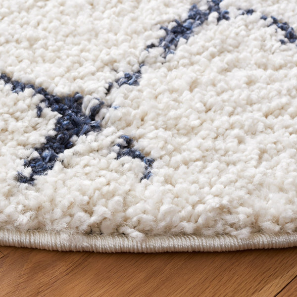 Safavieh Berber Shag 164 Power Loomed 50% Jute/45% Polypropylene/5% Polyester Shag & Flokati Rug BER164D-7SQ