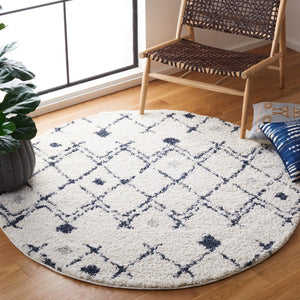 Safavieh Berber Shag 164 Power Loomed 50% Jute/45% Polypropylene/5% Polyester Shag & Flokati Rug BER164D-7SQ