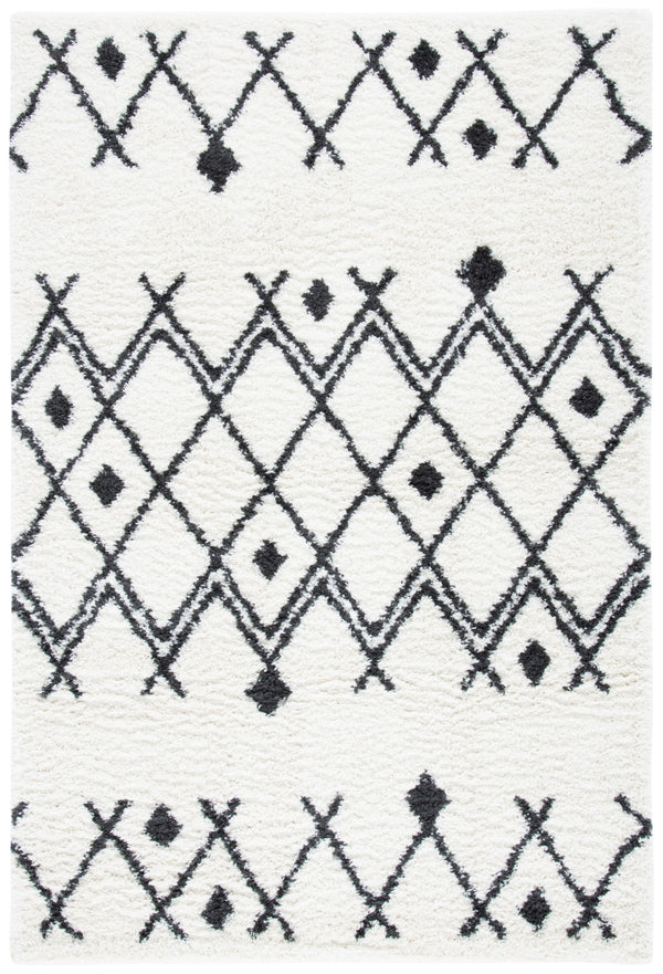 Safavieh Berber Shag 164 Power Loomed 50% Jute/45% Polypropylene/5% Polyester Shag & Flokati Rug BER164D-7SQ