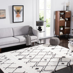 Safavieh Berber Shag 164 Power Loomed 50% Jute/45% Polypropylene/5% Polyester Shag & Flokati Rug BER164D-7SQ