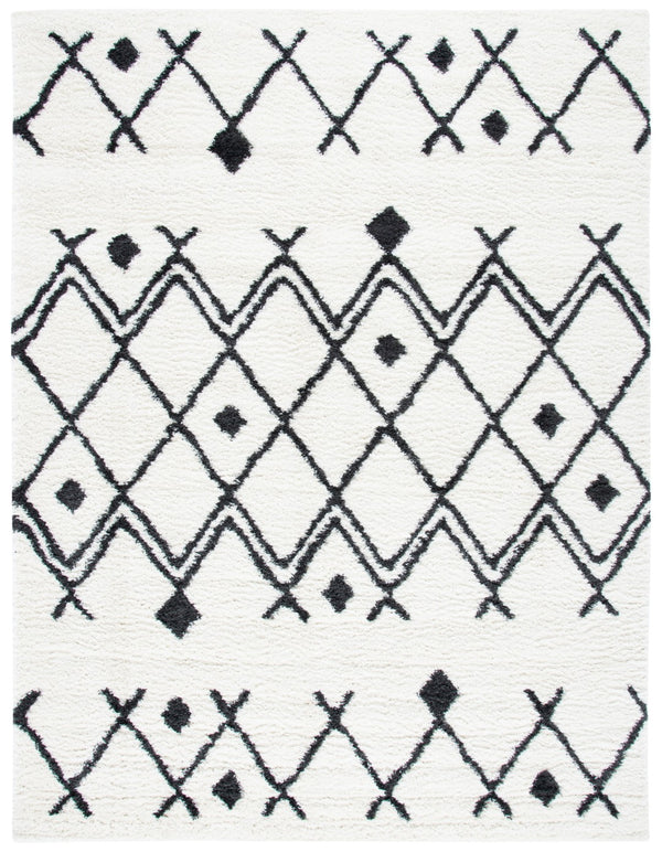 Safavieh Berber Shag 164 Power Loomed 50% Jute/45% Polypropylene/5% Polyester Shag & Flokati Rug BER164D-7SQ