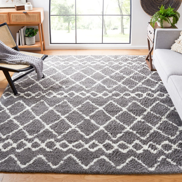 Safavieh Berber Shag 165 Power Loomed 50% Jute/45% Polypropylene/5% Polyester Shag & Flokati Rug BER165B-9
