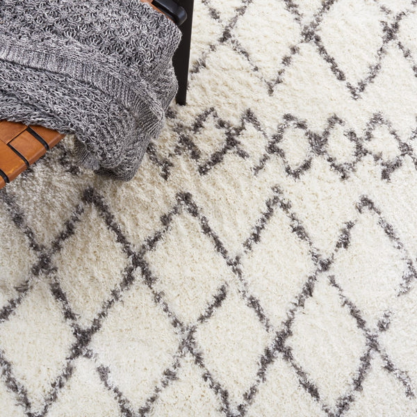 Safavieh Berber Shag 165 Power Loomed 50% Jute/45% Polypropylene/5% Polyester Shag & Flokati Rug BER165C-7SQ