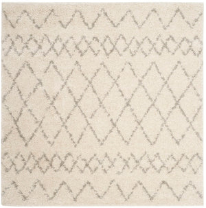 Safavieh Berber Shag 165 Power Loomed 50% Jute/45% Polypropylene/5% Polyester Shag & Flokati Rug BER165C-7SQ