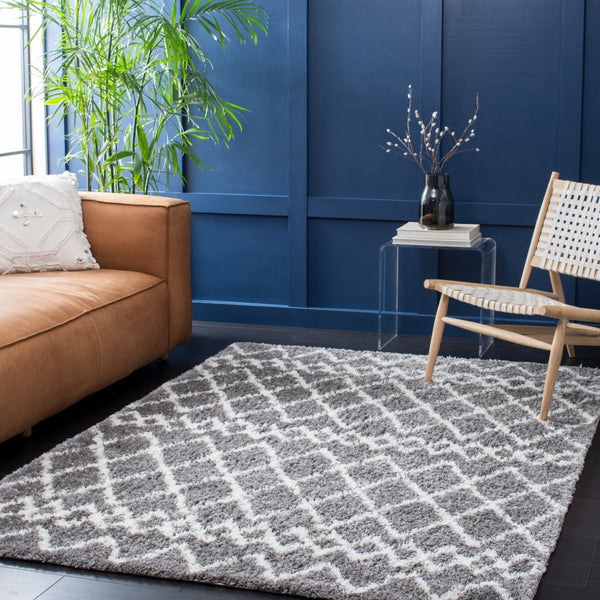 Safavieh Berber Shag 194 Power Loomed 50% Jute/45% Polypropylene/5% Polyester Shag & Flokati Rug BER194F-9