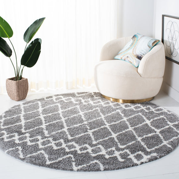 Safavieh Berber Shag 194 Power Loomed 50% Jute/45% Polypropylene/5% Polyester Shag & Flokati Rug BER194F-9