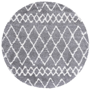 Safavieh Berber Shag 194 Power Loomed 50% Jute/45% Polypropylene/5% Polyester Shag & Flokati Rug BER194F-9
