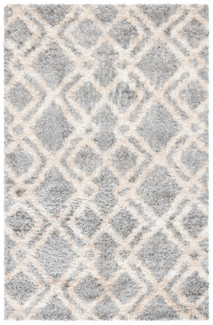 Safavieh Berber Shag 213 Power Loomed Polypropylene Shag & Flokati Rug BER213G-8SQ