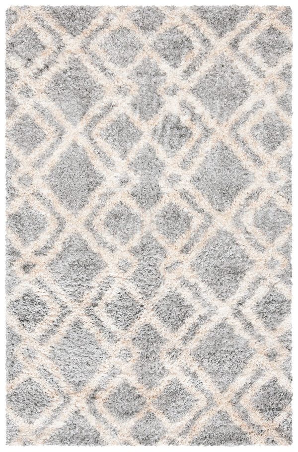 Safavieh Berber Shag 213 Power Loomed Polypropylene Shag & Flokati Rug BER213G-8SQ