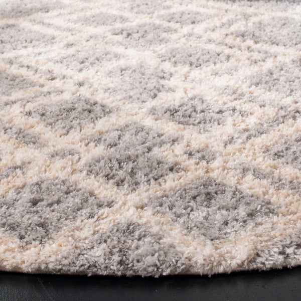 Safavieh Berber Shag 213 Power Loomed Polypropylene Shag & Flokati Rug BER213G-8SQ