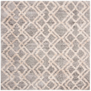 Safavieh Berber Shag 213 Power Loomed Polypropylene Shag & Flokati Rug BER213G-8SQ