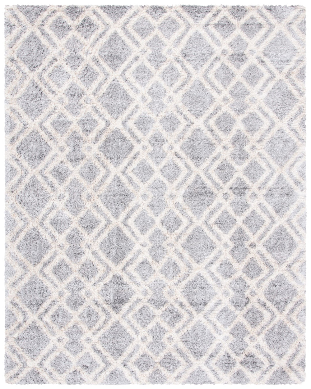 Safavieh Berber Shag 213 Power Loomed Polypropylene Shag & Flokati Rug BER213G-8SQ