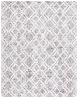 Safavieh Berber Shag 213 Power Loomed Polypropylene Shag & Flokati Rug BER213G-8SQ