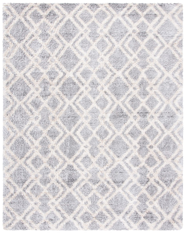 Safavieh Berber Shag 213 Power Loomed Polypropylene Shag & Flokati Rug BER213G-8SQ