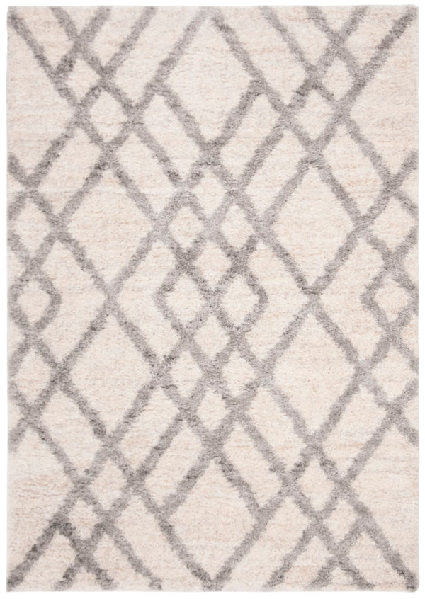 Safavieh Berber Shag 214 Power Loomed Polypropylene Shag & Flokati Rug BER214A-8SQ