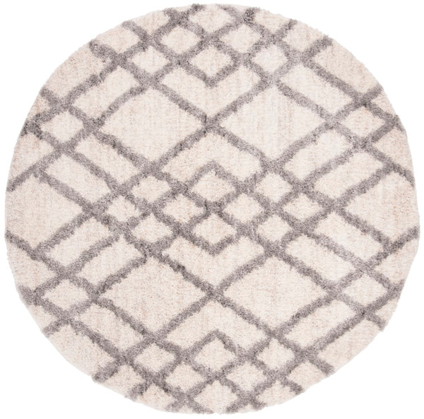 Safavieh Berber Shag 214 Power Loomed Polypropylene Shag & Flokati Rug BER214A-8SQ