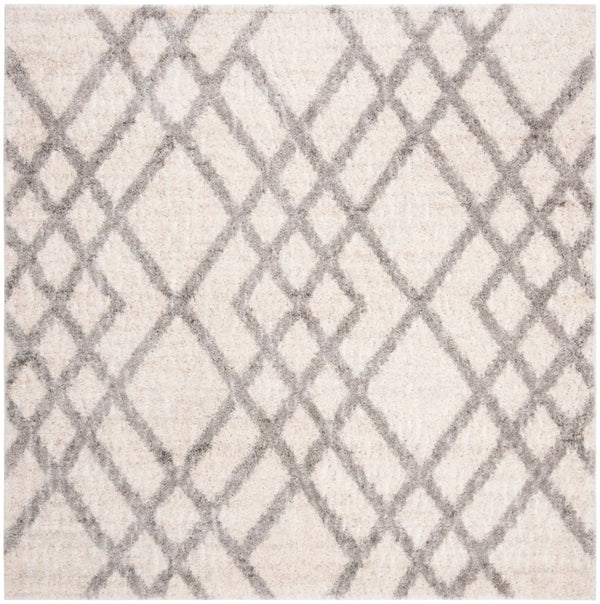 Safavieh Berber Shag 214 Power Loomed Polypropylene Shag & Flokati Rug BER214A-8SQ