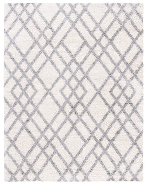 Safavieh Berber Shag 214 Power Loomed Polypropylene Shag & Flokati Rug BER214A-8SQ