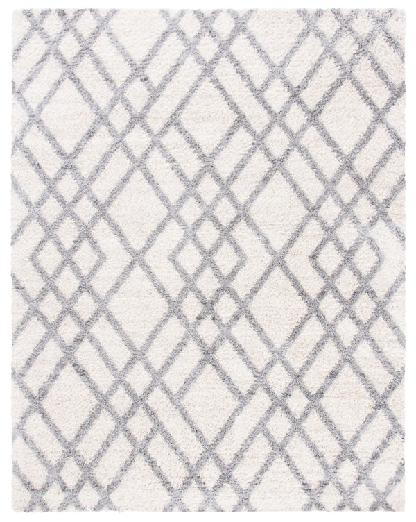 Safavieh Berber Shag 214 Power Loomed Polypropylene Shag & Flokati Rug BER214A-8SQ