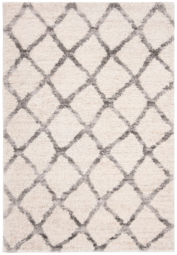 Safavieh Berber Shag 215 Power Loomed Polypropylene Shag & Flokati Rug BER215A-5SQ