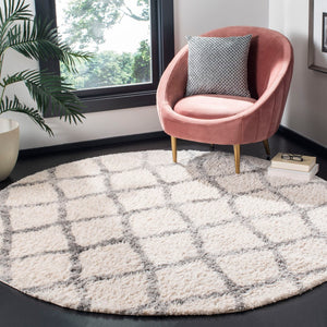 Safavieh Berber Shag 215 Power Loomed Polypropylene Shag & Flokati Rug BER215A-5SQ