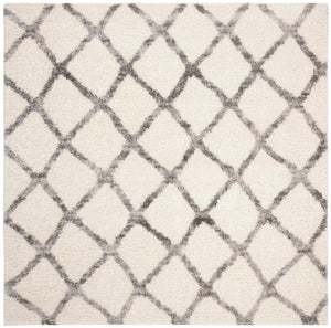 Safavieh Berber Shag 215 Power Loomed Polypropylene Shag & Flokati Rug BER215B-5SQ