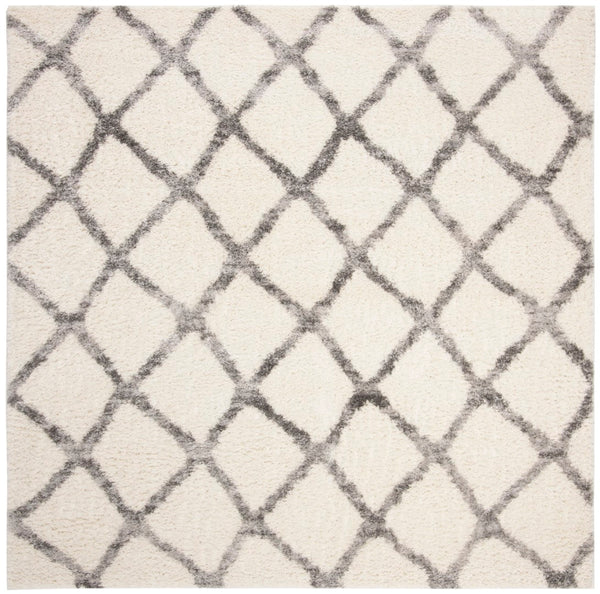 Safavieh Berber Shag 215 Power Loomed Polypropylene Shag & Flokati Rug BER215B-5SQ