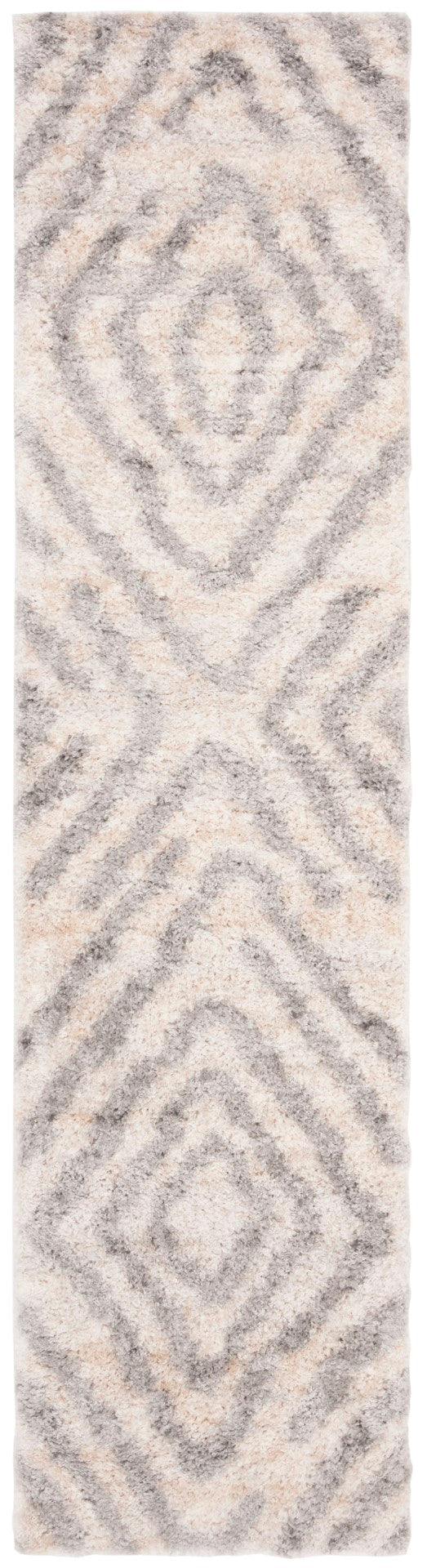 Safavieh Berber Shag 218 Power Loomed Polypropylene Shag & Flokati Rug BER218A-8SQ