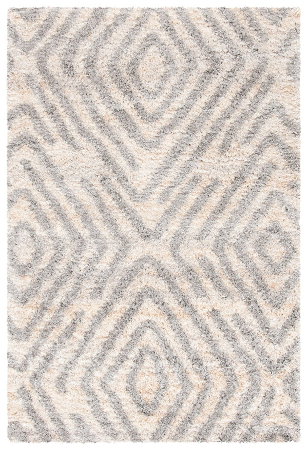 Safavieh Berber Shag 218 Power Loomed Polypropylene Shag & Flokati Rug BER218A-8SQ