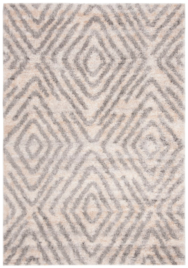 Safavieh Berber Shag 218 Power Loomed Polypropylene Shag & Flokati Rug BER218A-8SQ