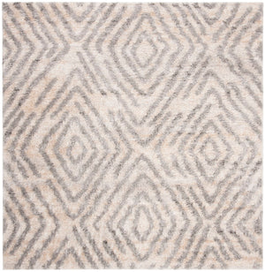 Safavieh Berber Shag 218 Power Loomed Polypropylene Shag & Flokati Rug BER218A-8SQ