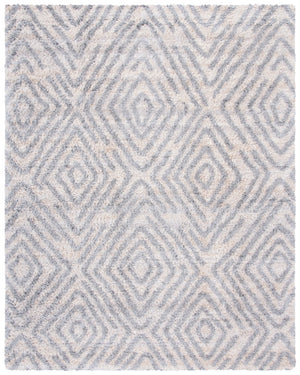 Safavieh Berber Shag 218 Power Loomed Polypropylene Shag & Flokati Rug BER218A-8SQ