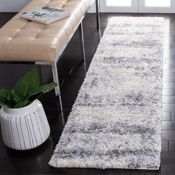 Safavieh Berber Shag 276 Power Loomed Polypropylene Shag & Flokati Rug BER276A-9