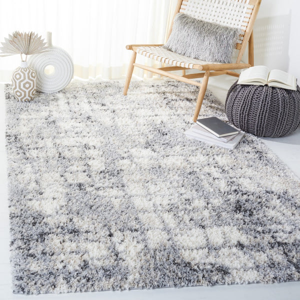 Safavieh Berber Shag 410 Power Loomed Polypropylene Pile Shag & Flokati Rug BER410F-9