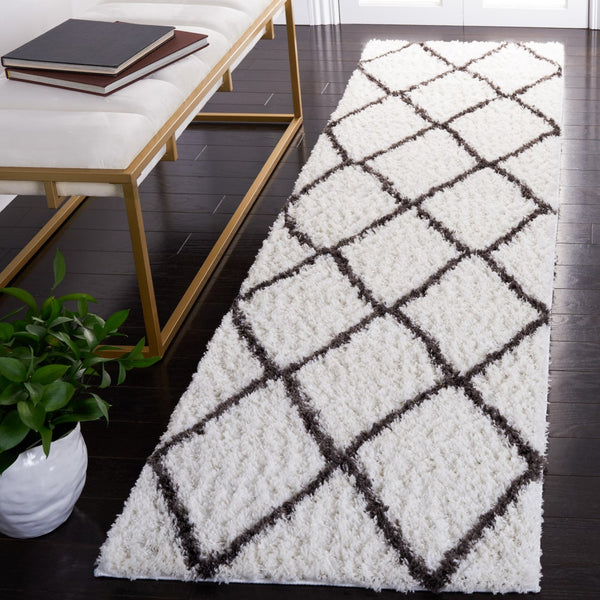 Safavieh Berber Shag 522 Flat Weave Polyester Shag - Contemporary Rug BER522F-9