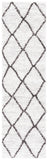 Safavieh Berber Shag 526 Flat Weave Polyester Shag - Contemporary Rug BER526F-28